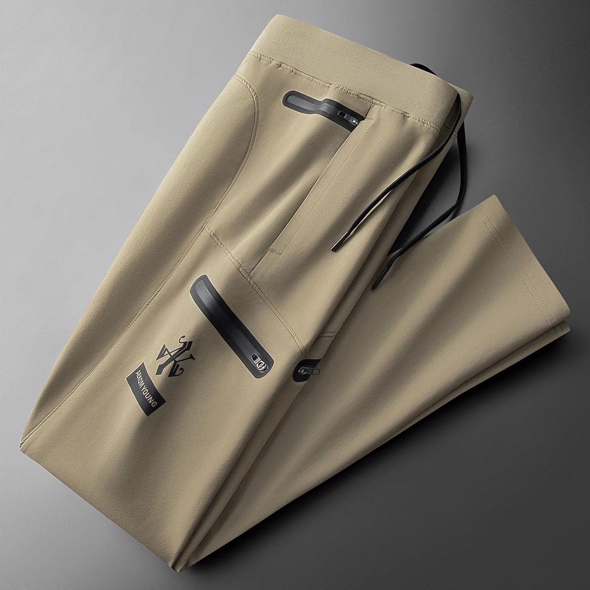 MAROLIO~轻奢专柜！户外防风防水休闲裤男软壳冲锋裤修身运动裤子,淘宝优惠券,粉丝福利购,淘宝优惠卷