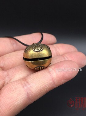 好货纯铜生肖猪福猪招财小猪黄铜铃铛可爱小肥猪小铃铛吊铃吊坠钥