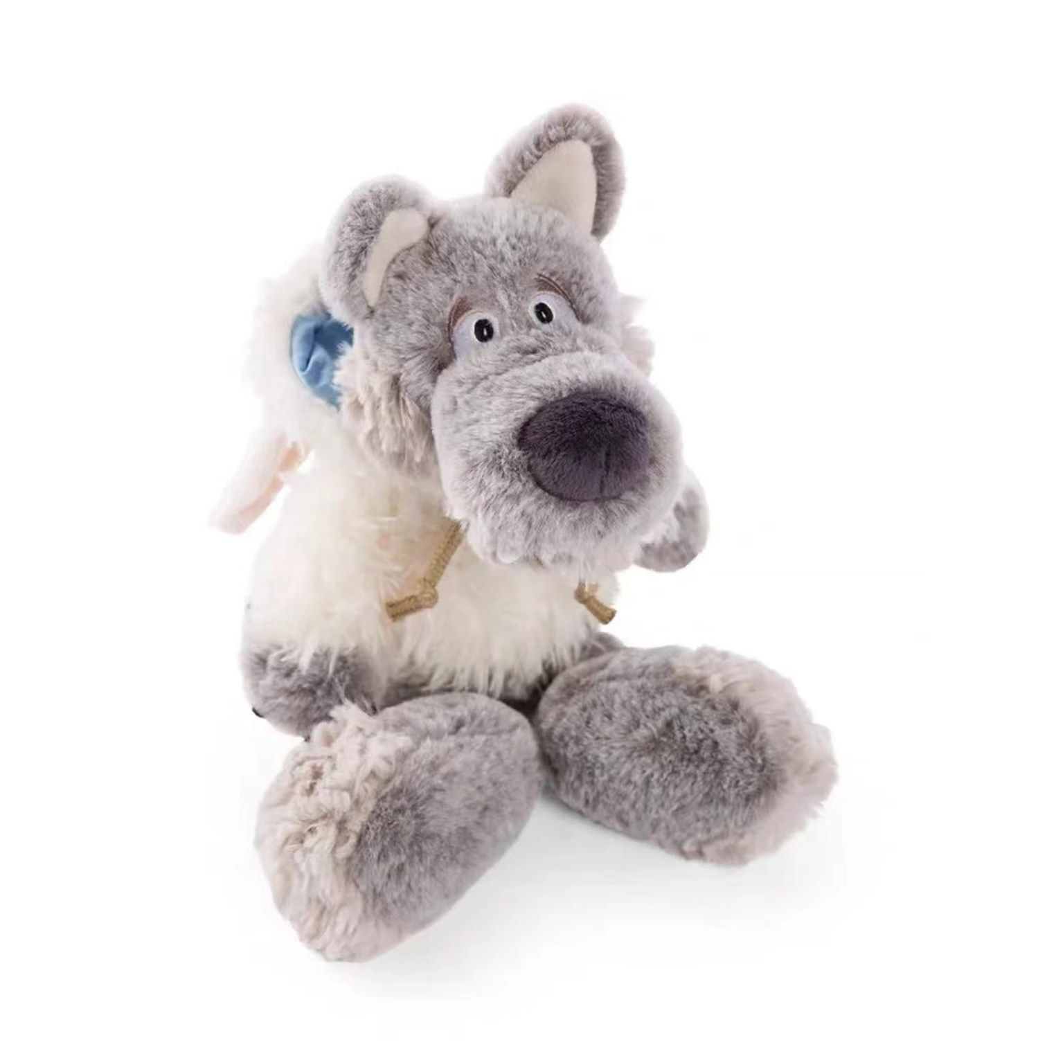 日本代购大灰狼玩偶披着羊皮的狼抱睡公仔毛绒玩具送生日礼物女生,淘宝优惠券,粉丝福利购,淘宝优惠卷