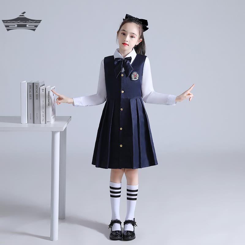 儿童大合唱服装中小学生诗歌朗诵歌咏比赛表演服幼儿集体合唱服装 - 图3