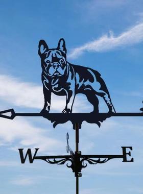 户外风向标铁艺金属不锈钢公鸡工艺品花园装饰庭院风吹摆件手工