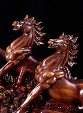 速发马摆件马工艺礼品摆饰装饰品招财客厅电办酒柜玄关视公室桌乔