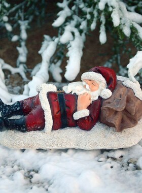 速发创意可爱雪人摆件家居装饰房子圣人老节礼男生送物车载圣节