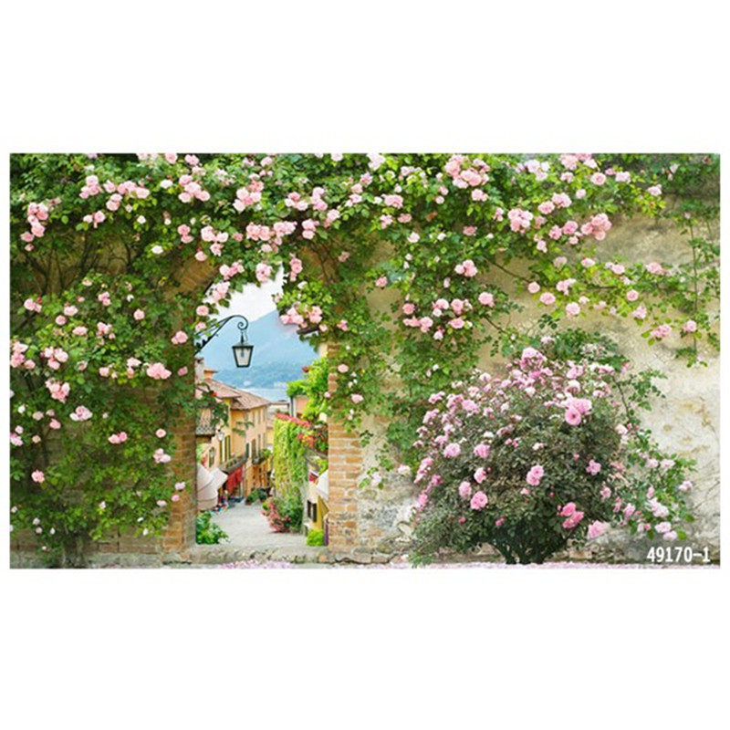 田园风景壁纸大自然森林民宿延伸空间餐厅客厅咖啡店拍照背景墙纸,淘宝优惠券,粉丝福利购,淘宝优惠卷