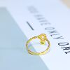 S925 silver inlaid Hetian jade jasper ring 11055