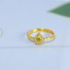 S925 silver inlaid Hetian jade jasper ring 11205