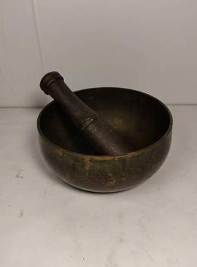 铜器怀旧老物件铜钵铜葫芦三足铜杯铜如意复古工艺品装饰摆件道具