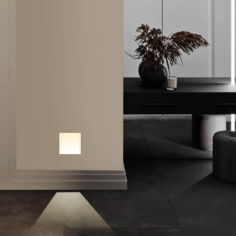 无边框led地脚灯嵌入式人体感应地脚灯墙角酒店踏步楼梯COB过道灯,淘宝优惠券,粉丝福利购,淘宝优惠卷