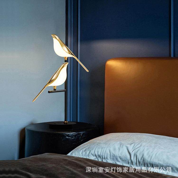 喜鹊灯客厅多头灯小鸟吊灯吸顶灯现代简约亚克力轻奢卧室氛围灯,淘宝优惠券,粉丝福利购,淘宝优惠卷