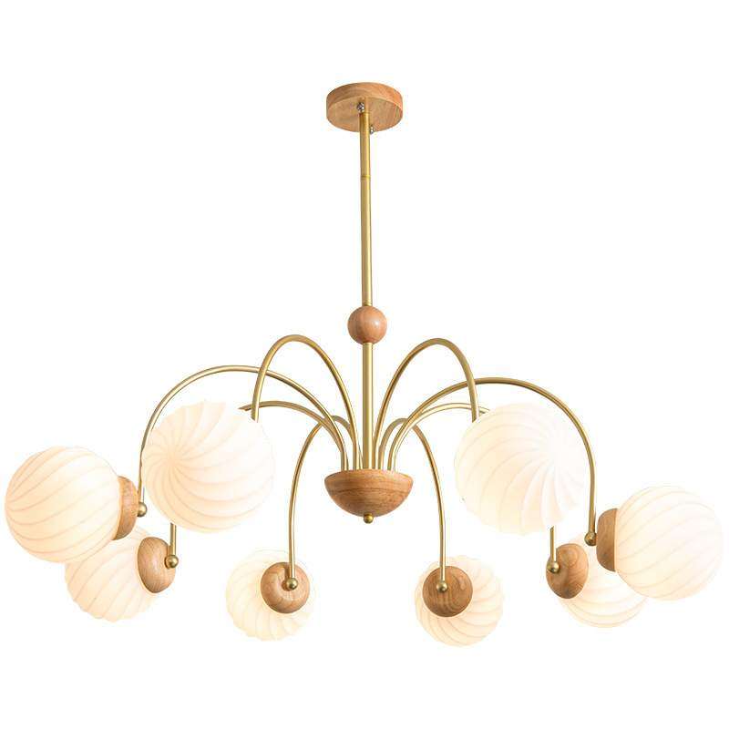 中古包豪斯木艺全光谱护眼吊灯客厅主灯原木风灯具日式法式复古灯,淘宝优惠券,粉丝福利购,淘宝优惠卷