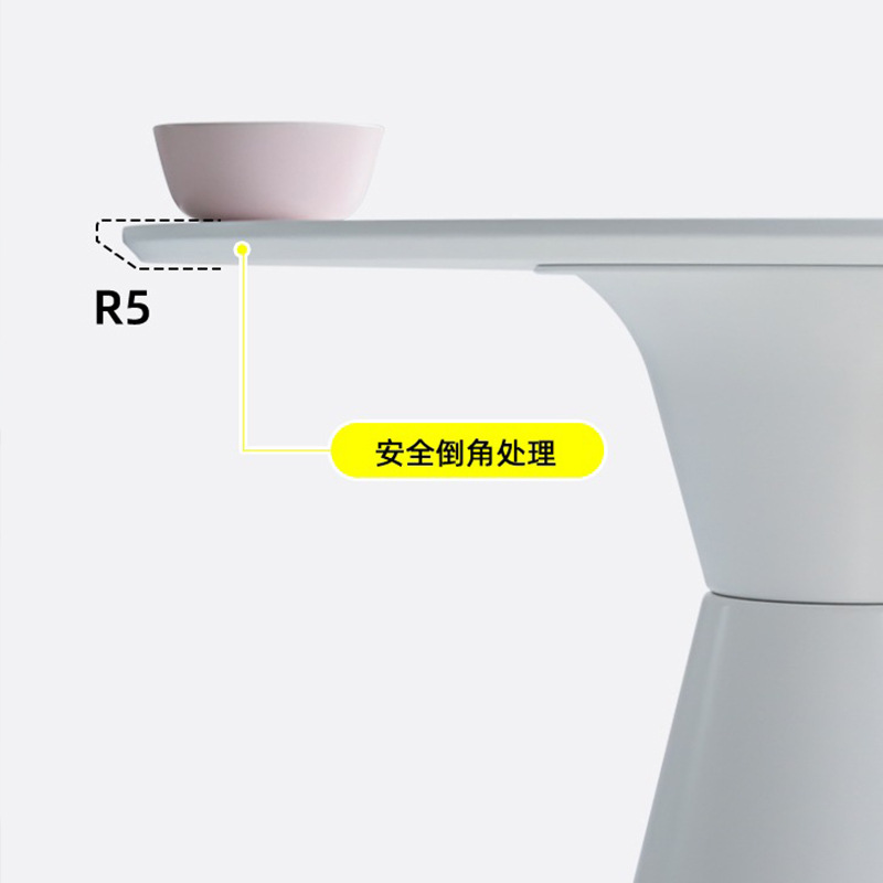 餐桌北欧现代简约售楼处会议桌咖啡厅洽谈桌小圆桌谈判桌休息区桌 - 图2