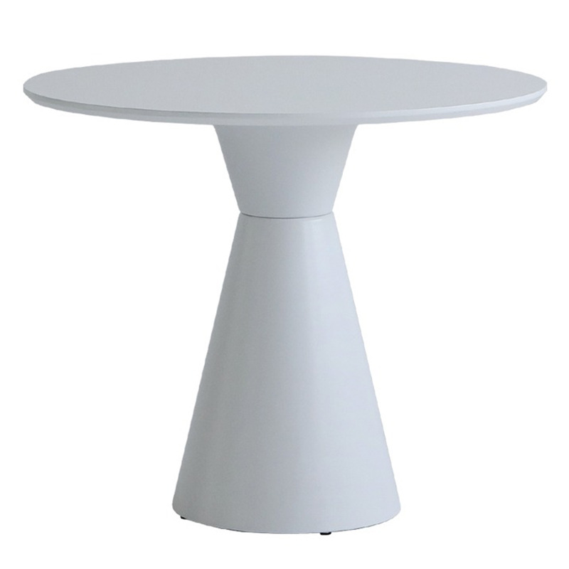 餐桌北欧现代简约售楼处会议桌咖啡厅洽谈桌小圆桌谈判桌休息区桌 - 图3