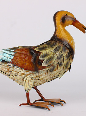 仿真鸭子真羽毛纯手工工艺礼品摆饰/饰品/摆件儿童早教影视道具