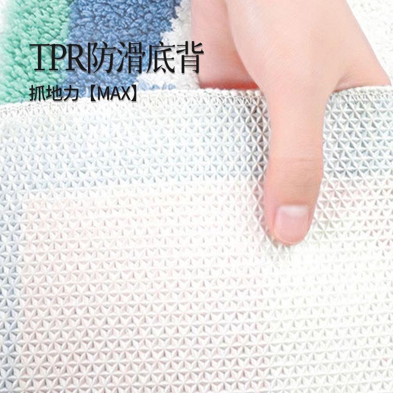 小单趣味儿童房床边毯卡通跳房子游戏装饰防滑植绒/簇绒地毯 - 图2