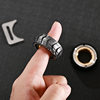Black technology mechanic EDC magnetic ring creative spin