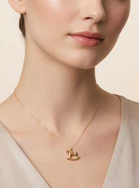 PDPAOLA马年驭梦木马限定吊坠