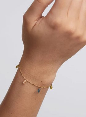 流苏项链纯银PDPAOLA女