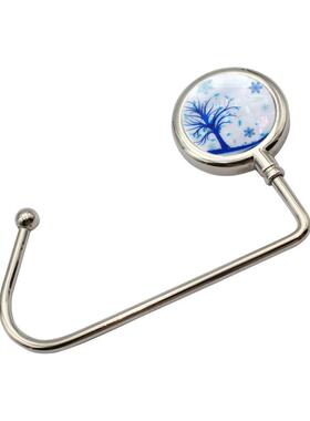 现货桌边大直钩贝壳图案挂包扣书包挂包钩承重书桌金属挂包钩