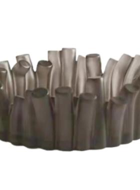 现代极简样板房木纹马头轻奢抽象爱马头个性小众装饰家居装饰艺术