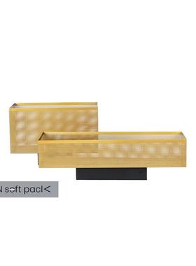 现代创意金属网格花器大理石长插干花瓶摆件样板房酒店果盘装饰品