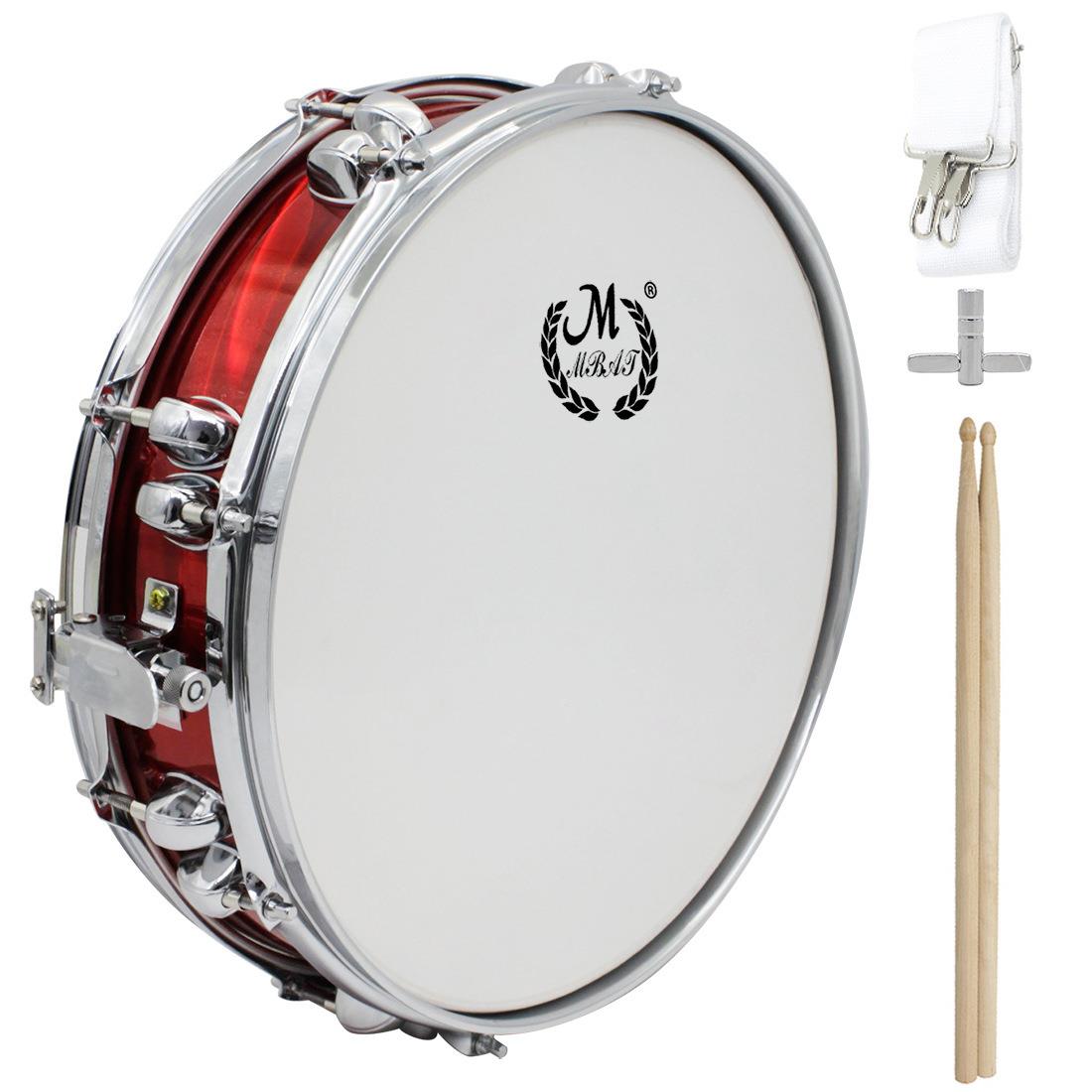 专业小鼓14电镀小军军鼓超行进鼓红色薄乐队演奏军寸鼓乐UTJ器鼓 - 图2