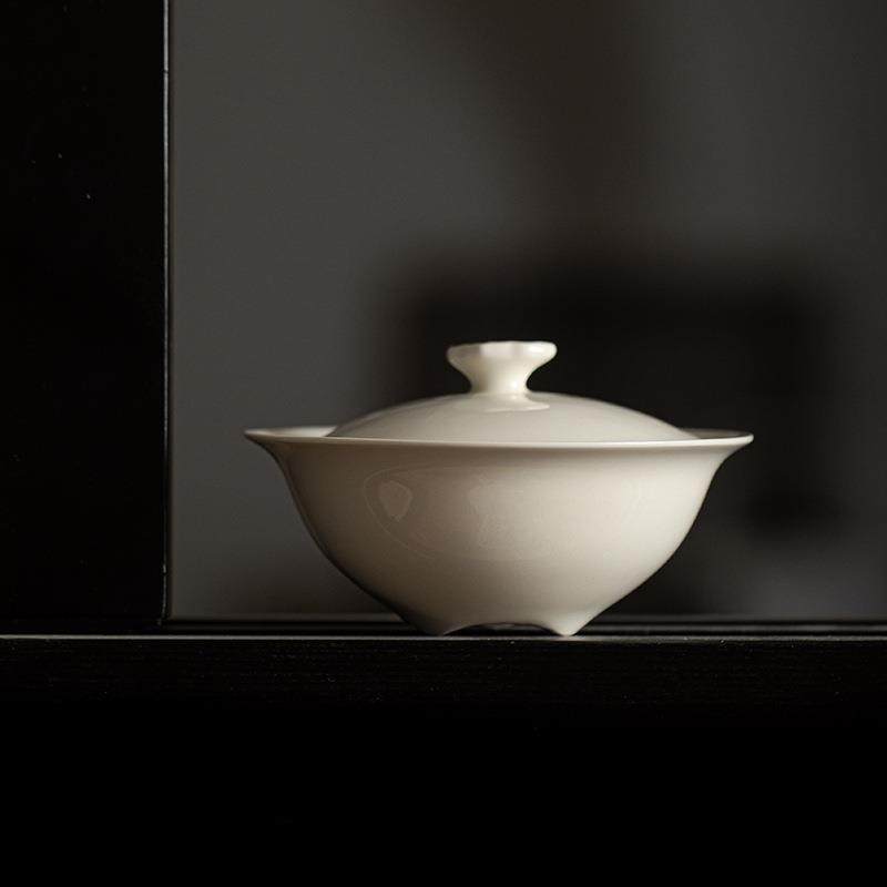 草木灰二才盖碗功夫茶具手工泡茶器家用带盖茶杯单个禅意高档茶碗,淘宝优惠券,粉丝福利购,淘宝优惠卷