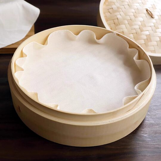 Steamer cloth steamed buns steamed buns mat non-stick household steamer cloth steamer mat round thickened basket cloth