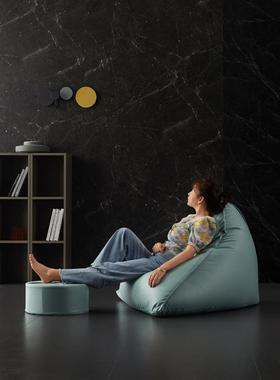 懒人沙发榻榻米卧室小型可爱少女豆袋阳台皮躺椅单人椅可拆洗沙袋