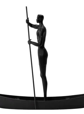 现代创意铸铁金属人物样板房售楼处桌面电视柜软装饰品