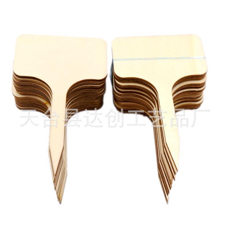 5.8*10.2CM原木小黑板木质留言小黑板饰品装饰摆件50个/包 - 图3