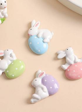 复活节装饰品ins风创意复活兔树脂冰箱贴家居派对节日礼品