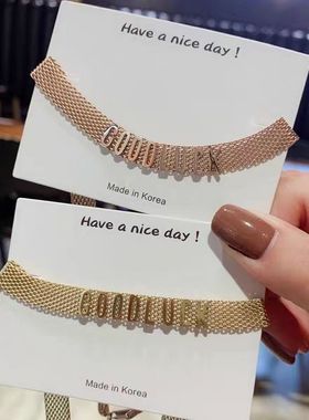 推荐甲状腺术后遮挡项链锁骨链女高级感不掉色Q颈链颈部遮疤神器