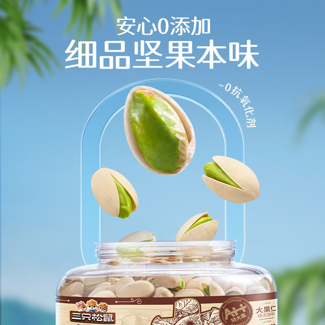 Canned Pistachio Three Squirrels 500g