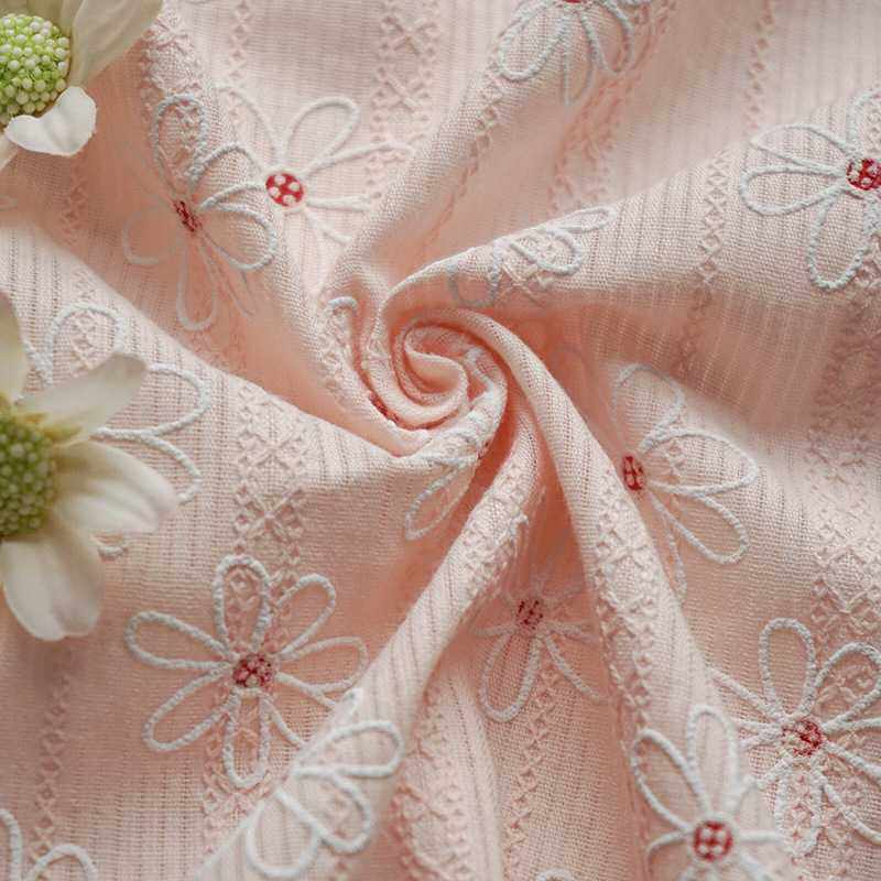 新款直销全棉印花布 小清新泡泡印花粉色花朵梭织连衣裙儿童服装,淘宝优惠券,粉丝福利购,淘宝优惠卷