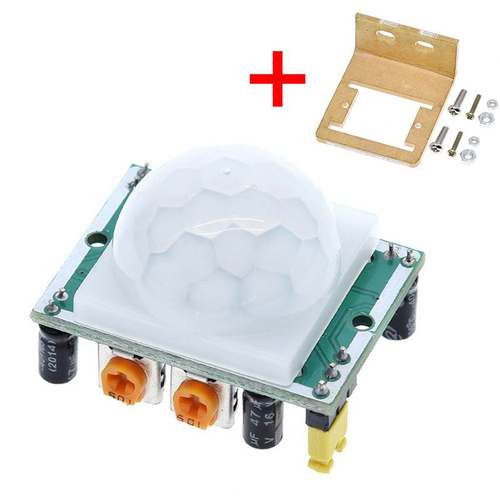 HC-SR501 人体红外感应电子模块sr501传感器热释电探头感应开关 - 图3