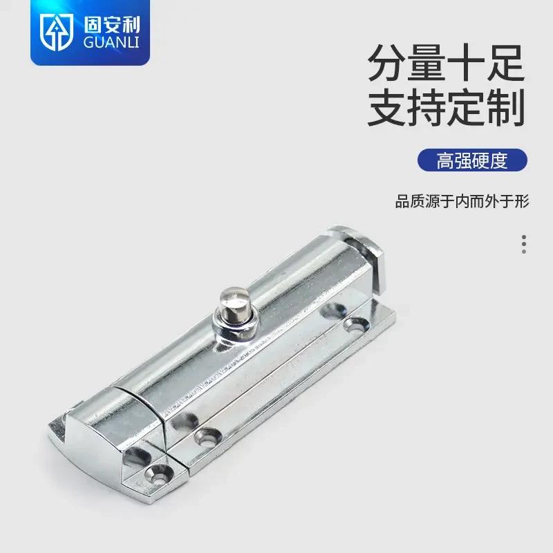 适配DK611不锈钢按钮弹簧伸缩按压铰链LS406工业设备箱柜自动插销 - 图2