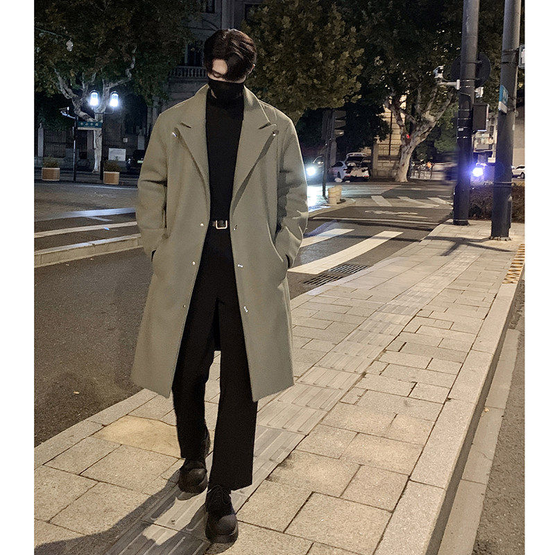 英伦风大衣男加厚假两件一衣两穿可拆卸呢子风衣冬季长款毛呢外套,淘宝优惠券,粉丝福利购,淘宝优惠卷