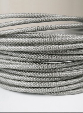 正宗304不锈钢包胶钢丝绳 包塑钢丝绳 涂塑绳 晾衣绳 哂衣绳 8mm