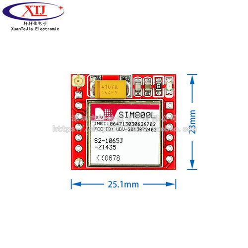SIM800L模块 GPRS 转接板 GSM microSIM卡 Core board - 图3