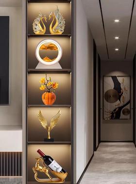 乔迁之喜新居酒柜装饰轻奢高档客厅电视柜玄关餐柜摆件搬家礼物