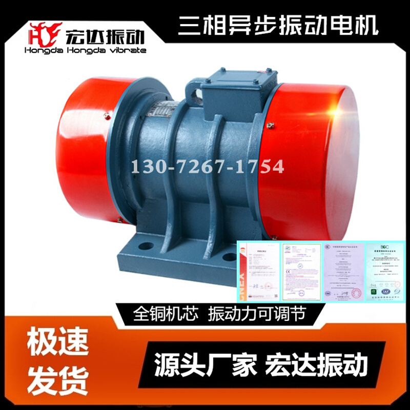 宏达YZD振动电机 YZD-15-2振动电机 功率1.1KW 振实台用电机 - 图2