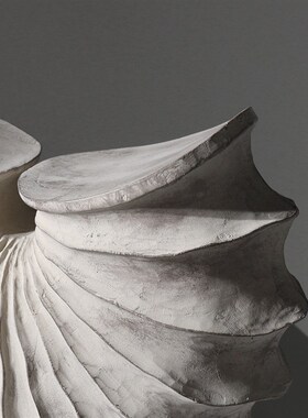 精选简约现代软装饰品轻奢几何树脂摆件样板房间售楼处电视柜艺术