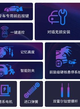 适用丰田凯美瑞新海狮高蓬凌放威飒锋兰达智能电动尾门一脚踢改装