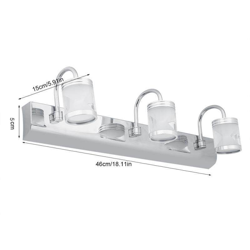 LED镜前灯免打孔三头现代镜柜不锈钢浴室卫生间化妆壁灯,淘宝优惠券,粉丝福利购,淘宝优惠卷