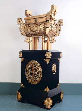 金属鼎摆件公司开业礼物庆典贺礼乔迁礼品办公室招财大堂落地装饰