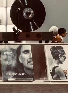 轻奢侘寂样板房装饰真书高端艺术画册中古摄影主题彷真道具书摆件