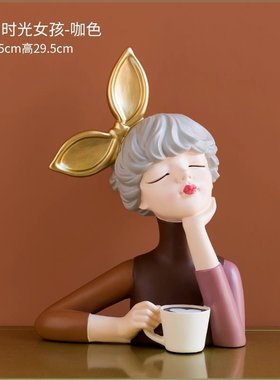 家庭摆件北欧捧花女孩简约装饰品花瓶客厅电视柜房间布置摆设结婚