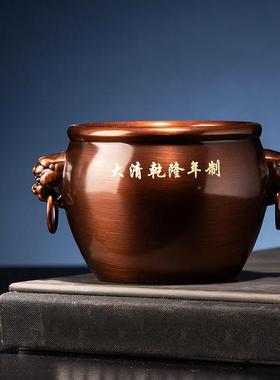 朱家炳仁铜 新中式创意居桌面档风水装饰玄摆学新1~件工高艺品聚