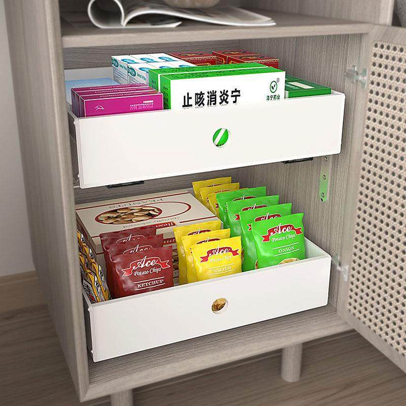 新全PP带料厨房柜内抽屉托盘 托轨道整体橱材柜衣柜化妆品分层收,淘宝优惠券,粉丝福利购,淘宝优惠卷