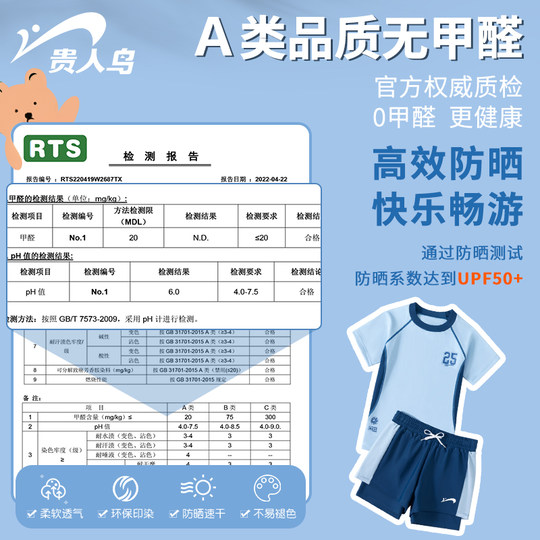 Guirenniao children's swimsuit boy's medium-sized children's split style